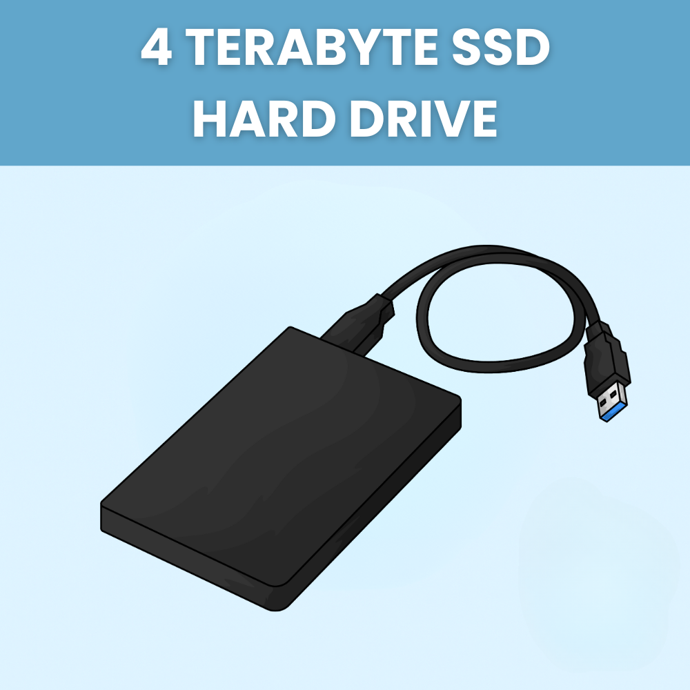 4 TB Hard Drive - Lifetime Memory Guarantee