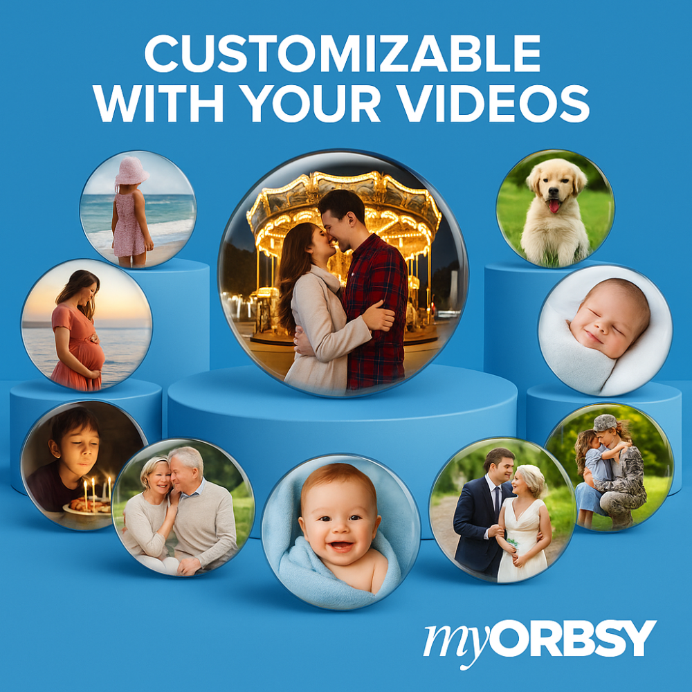 MyOrbsy Personalized Video Crystal Ball