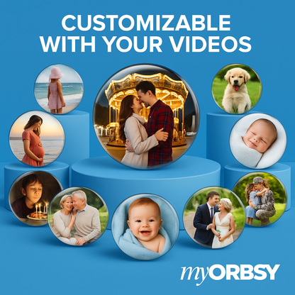 MyOrbsy Personalized Video Crystal Ball