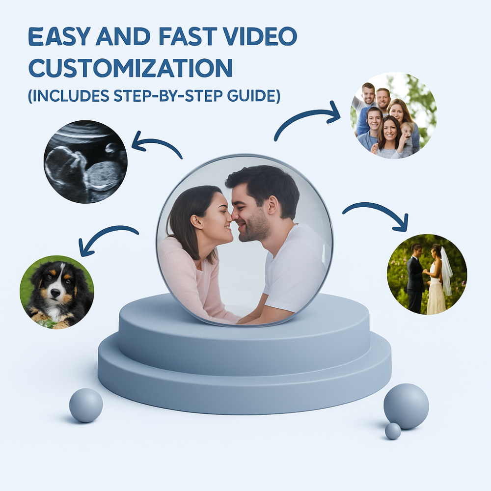 MyOrbsy Personalized Video Crystal Ball