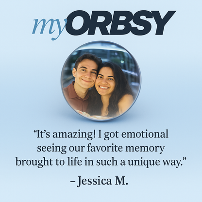 MyOrbsy Personalized Video Crystal Ball